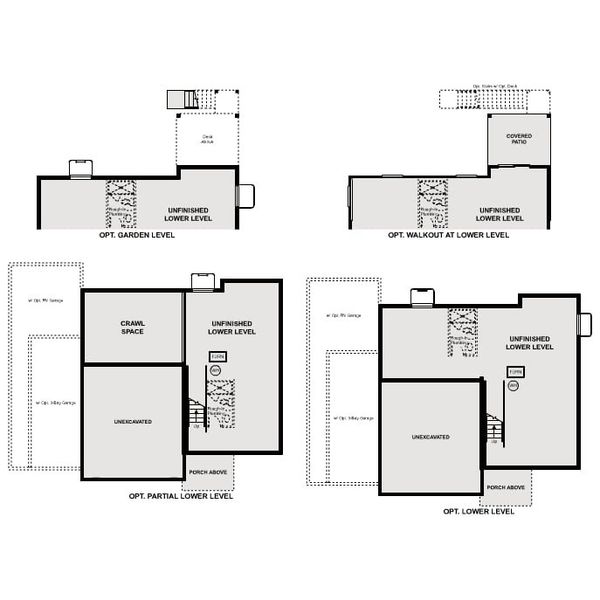 2D floor plan layout for the Ontario by Century Communities in Spring Valley Ranch, Elizabeth, CO (Image 8). 2D floor plan layout for the Ontario by Century Communities in Spring Valley Ranch, Elizabeth, CO (Image 8).