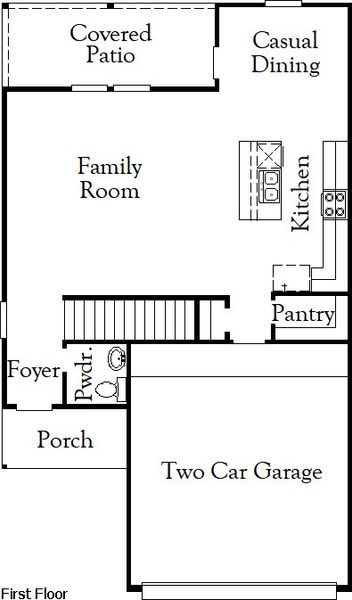 2D floor plan layout for the Kerr by Coventry Homes in Westridge Cove 40', Conroe, TX (Image 3). 2D floor plan layout for the Kerr by Coventry Homes in Westridge Cove 40', Conroe, TX (Image 3).