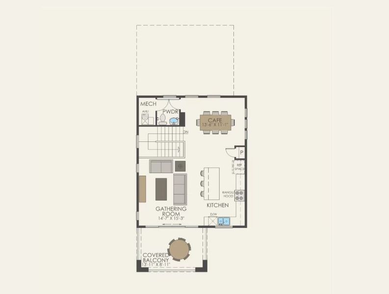 2D floor plan layout of this home in Sterling Ranch Apex Collection, Littleton, CO (Image 18).