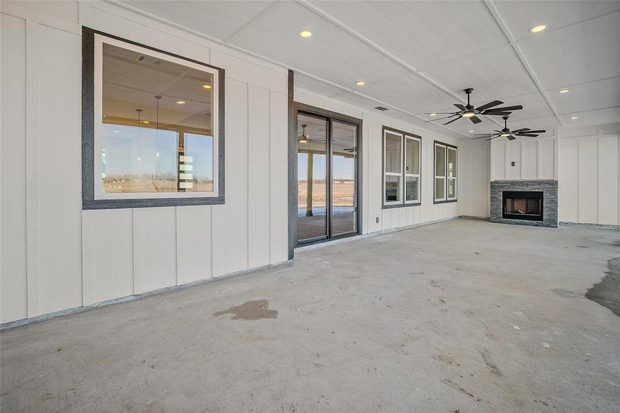 Exterior details and patio area of a home in , Celeste (Image 2). Exterior details and patio area of a home in , Celeste (Image 2).