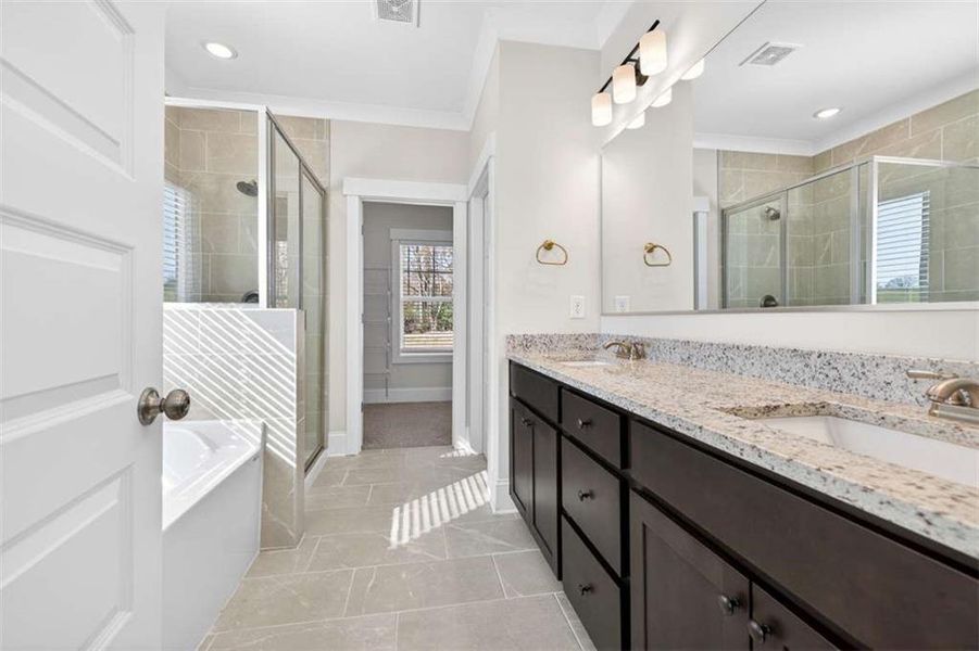 Furnished interior view inside a new home in , Comer (Image 8).
