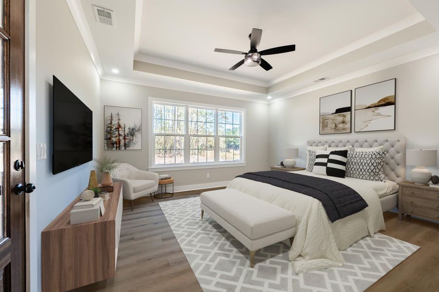 Furnished interior view inside a new home in , Walterboro (Image 9). Furnished interior view inside a new home in , Walterboro (Image 9).