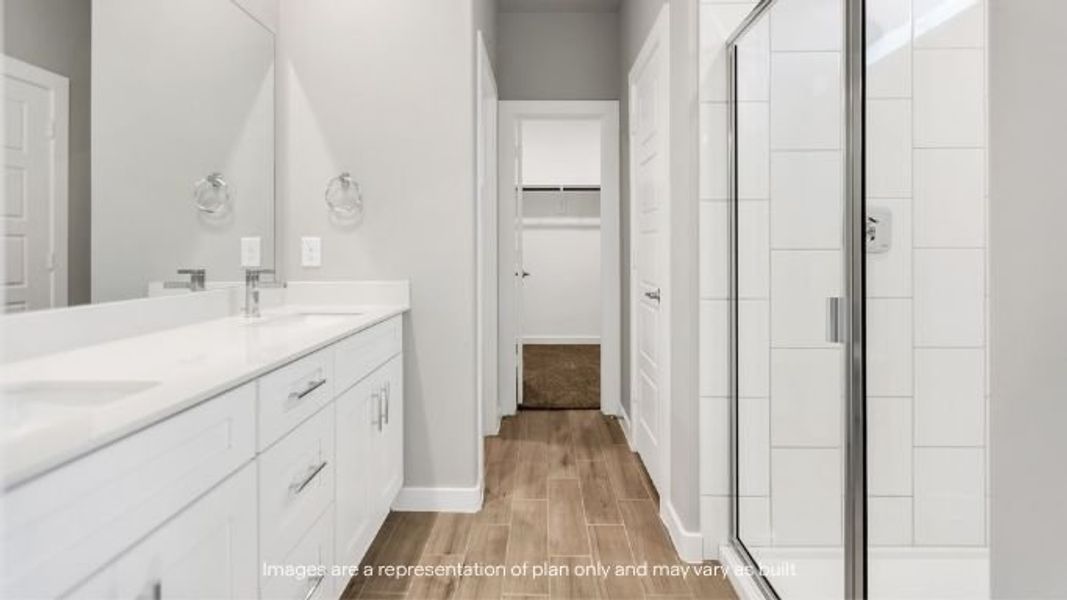 Representative furnished interior of a home built from the June by D.R. Horton in Homestead at Parks Bell Ranch, Odessa (Image 8).