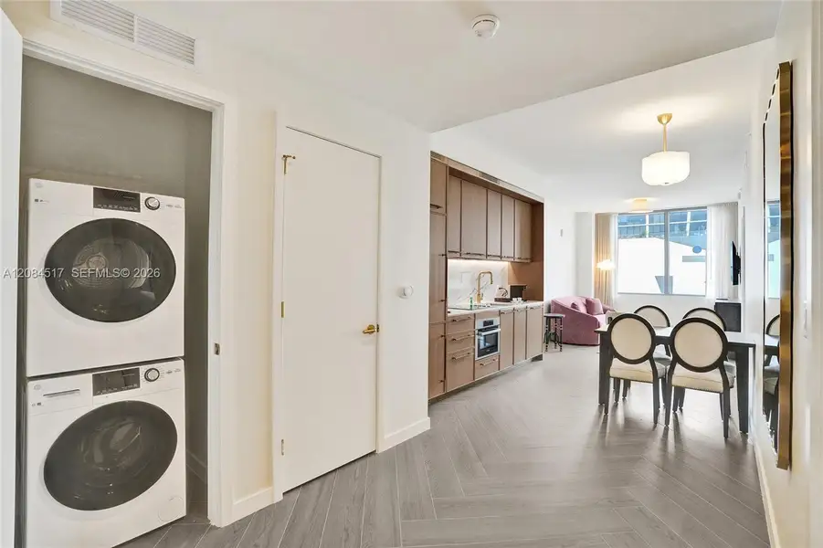 Furnished interior view inside a new home in , Miami (Image 5).