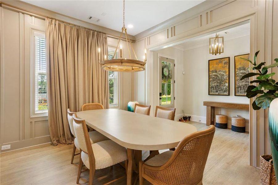 Furnished interior view inside a new home in , Marietta (Image 6).