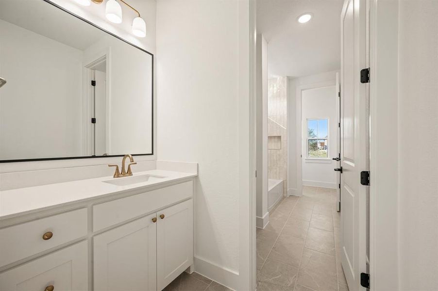 Furnished interior view inside a new home in NorthGlen, Haslet (Image 6).