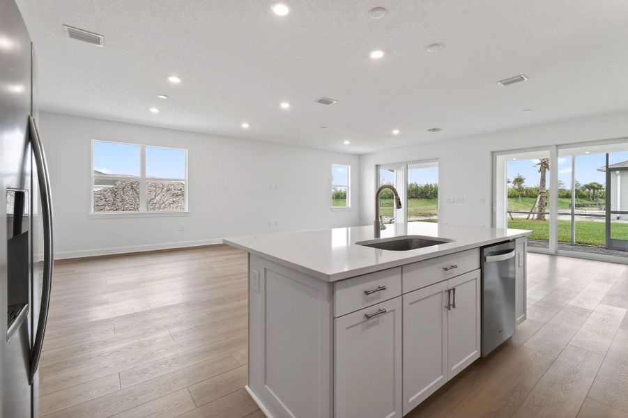 Furnished interior view inside a new home in Del Webb Tradition, Port St. Lucie (Image 40).