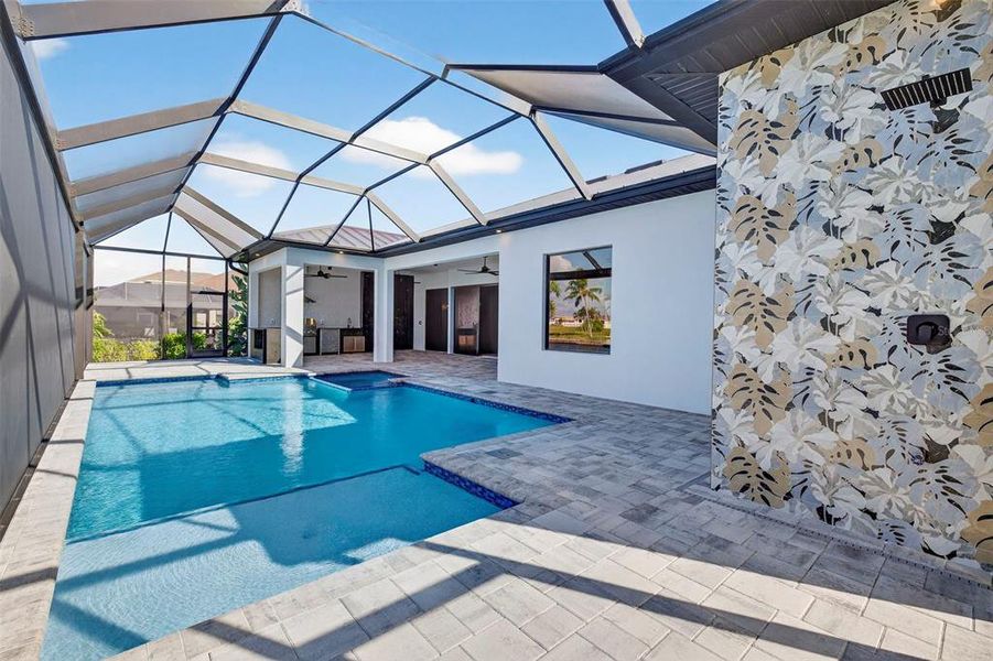 Exterior details and patio area of a home in , Cape Coral (Image 3). Exterior details and patio area of a home in , Cape Coral (Image 3).