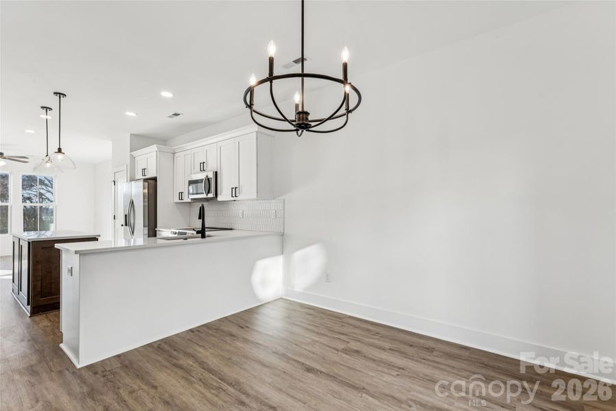 Furnished interior view inside a new home in , Charlotte (Image 12).