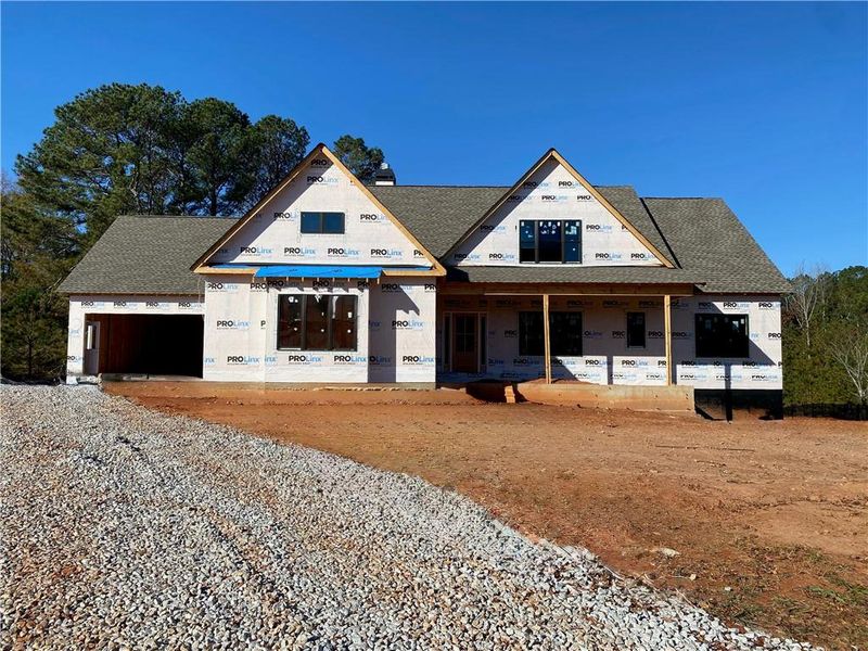 In-progress construction of a new home in Stonegate, Monroe, GA (Image 4).