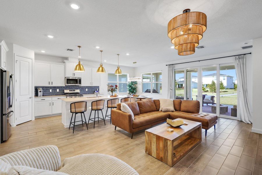 Furnished interior view inside a new home in , Loxahatchee (Image 18).