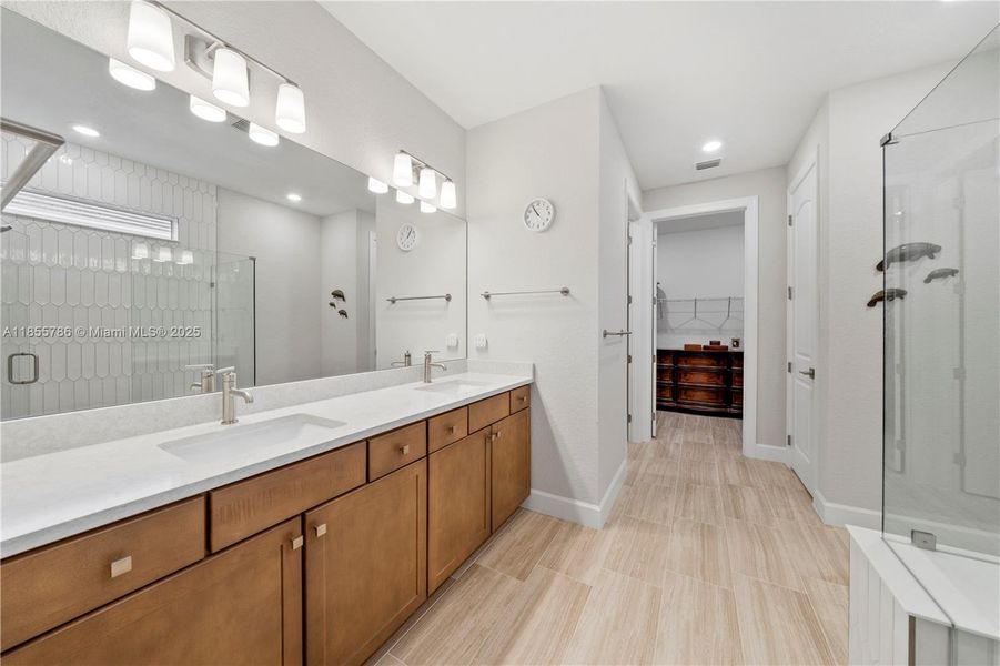 Furnished interior view inside a new home in Del Webb Tradition, Port St. Lucie (Image 26).