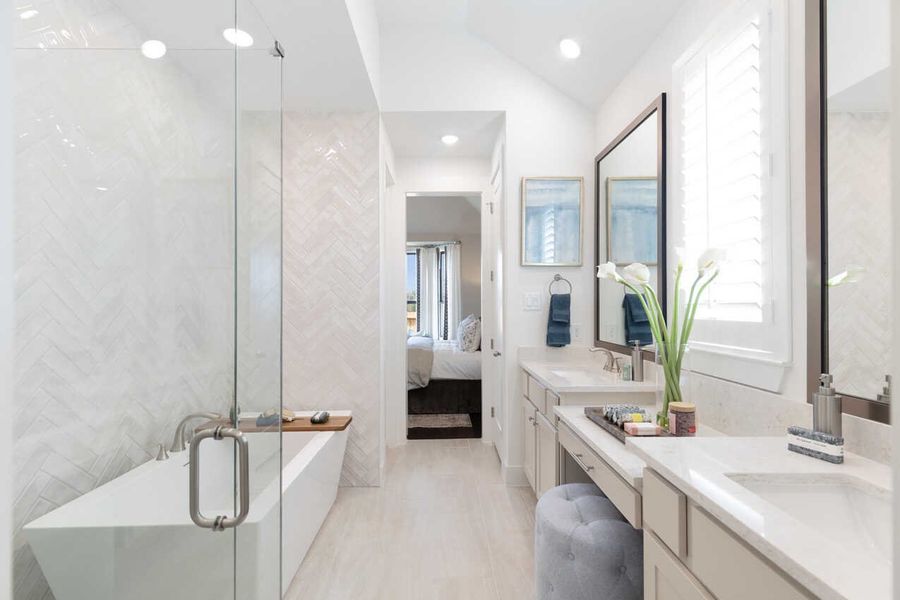 Representative Primary Bathroom - some options shown