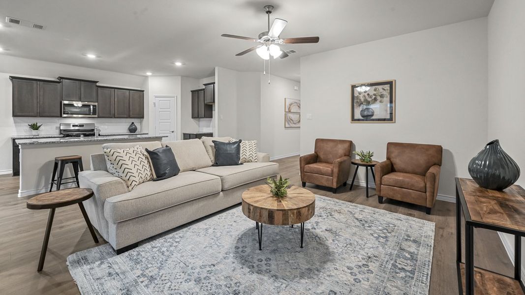 Furnished interior view inside a new home in Trailstone, Caddo Mills (Image 8).