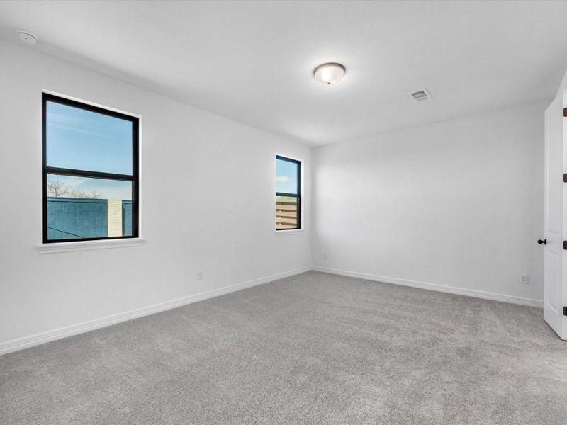 Spacious, unfurnished interior of a new home in Austin Point, Richmond (Image 13).