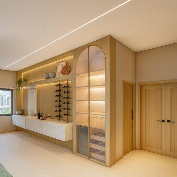 Furnished interior view inside a new home in , Lighthouse Point (Image 13).