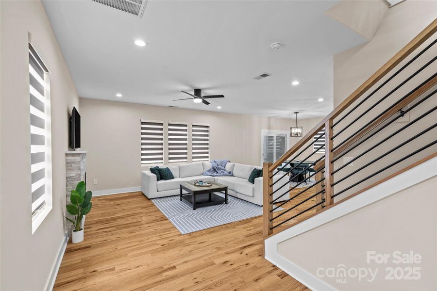 Furnished interior view inside a new home in , Charlotte (Image 11).