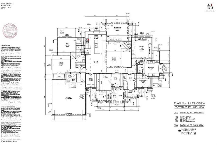 Floor Plan 15109 Paradise Court