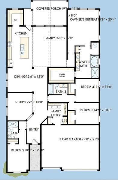 The success of a floor plan is the way you can move through it…You’ll be amazed at how well this home lives…We call it traffic patterns.