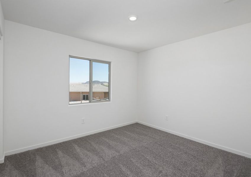 The secondary bedrooms are the perfect place for guests to relax.