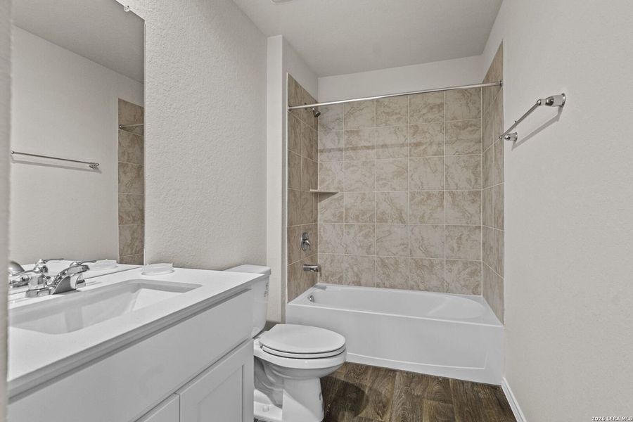 Furnished interior view inside a new home in Redbird Ranch, San Antonio (Image 12).