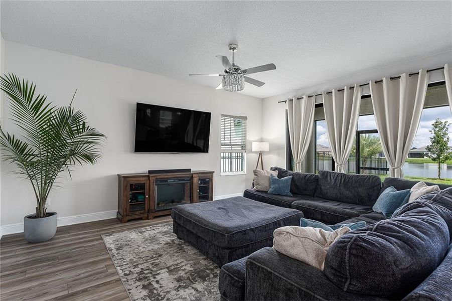 Furnished interior view inside a new home in Crosswind Point, Parrish (Image 17).