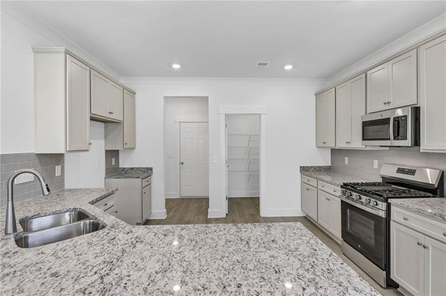 Furnished interior view inside a new home in Villas at Dawsonville, Dawsonville (Image 12).