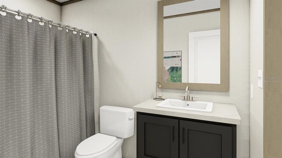 Furnished interior view inside a new home in , Eustis (Image 9).