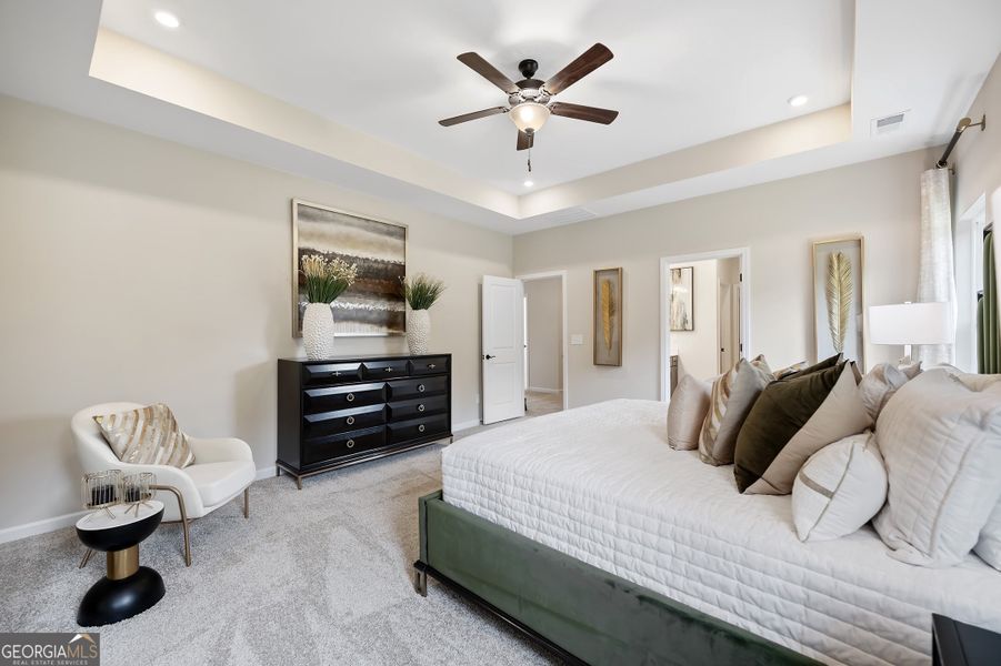 Furnished interior view inside a new home in Maddox Station, Eatonton (Image 22).