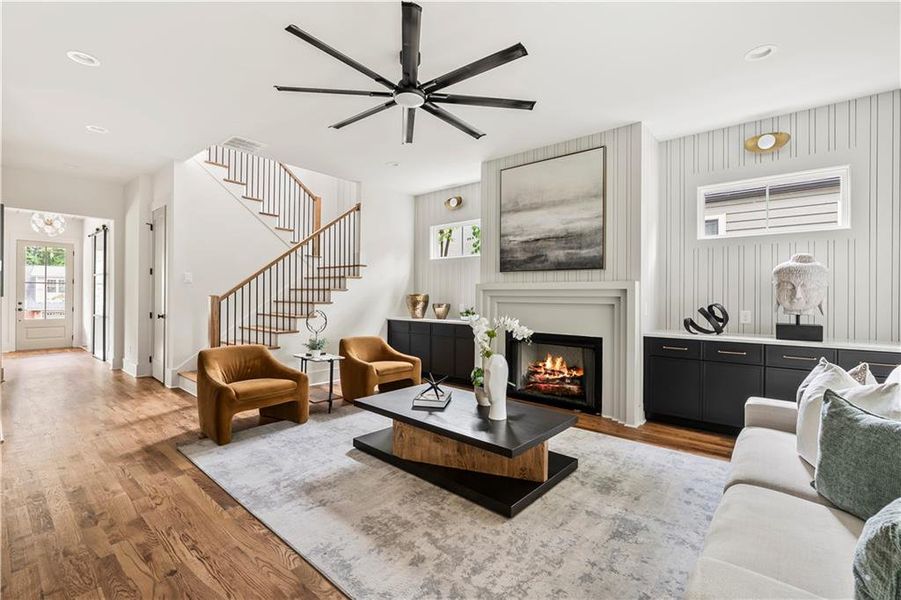 Furnished interior view inside a new home in , Decatur (Image 8). Furnished interior view inside a new home in , Decatur (Image 8).