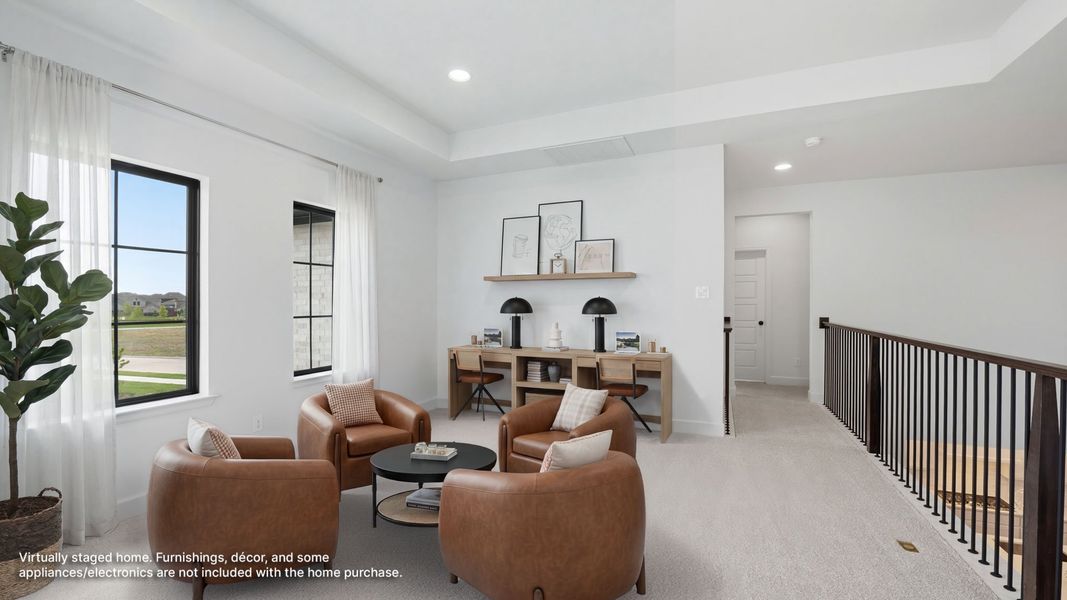 Furnished interior view inside a new home in Mosaic, Celina (Image 11).