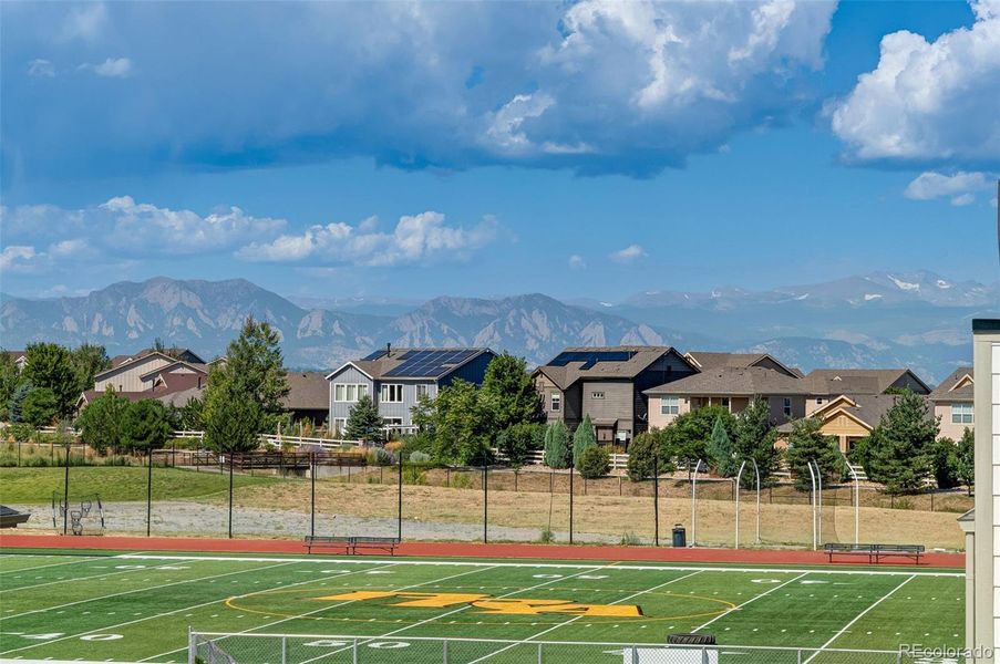 Front exterior of a new home in , Broomfield, CO, highlighting curb appeal (Image 23).