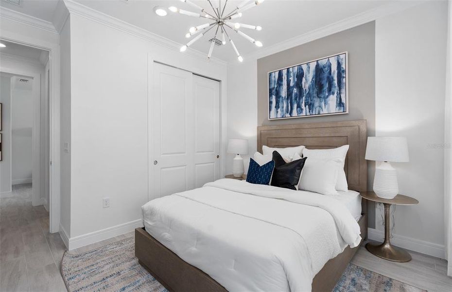 Furnished interior view inside a new home in Del Webb Lakehaven, Clermont (Image 21).