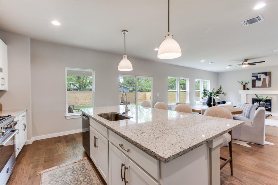 Furnished interior view inside a new home in , Austin (Image 44).