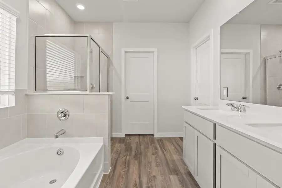 Furnished interior view inside a new home in Liberty Collection at Paloma at Sanford Farms, Waller (Image 6).