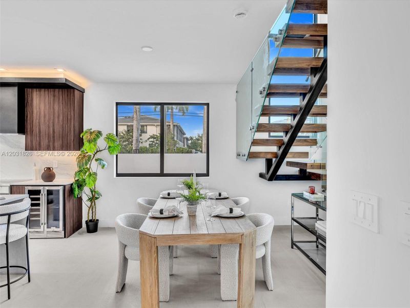 Furnished interior view inside a new home in , Dania Beach (Image 76).