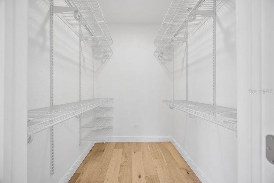 Master bedroom closet Master bedroom closet