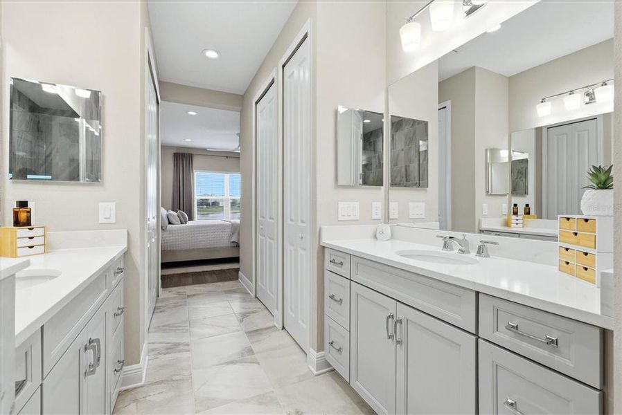 Furnished interior view inside a new home in , Venice (Image 25). Furnished interior view inside a new home in , Venice (Image 25).