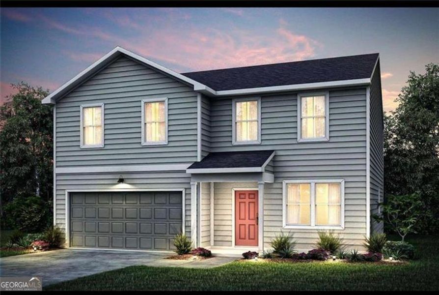 Front exterior of a new home in , Gainesville, GA, highlighting curb appeal (Image 28).