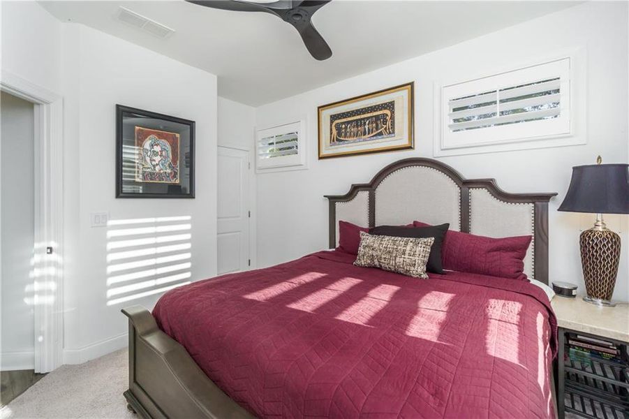 Furnished interior view inside a new home in Evanshire Single Family, Duluth (Image 25).