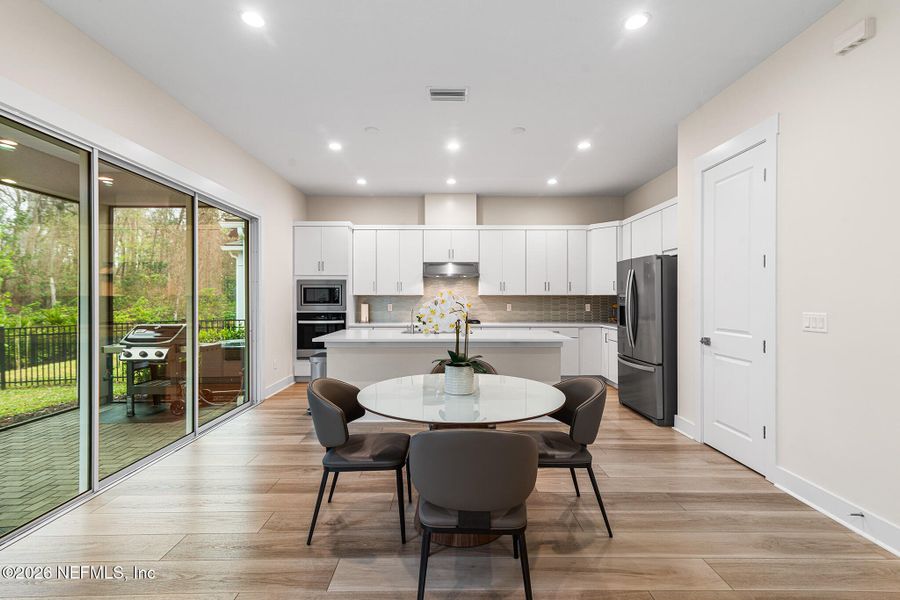 Furnished interior view inside a new home in , Jacksonville (Image 10).