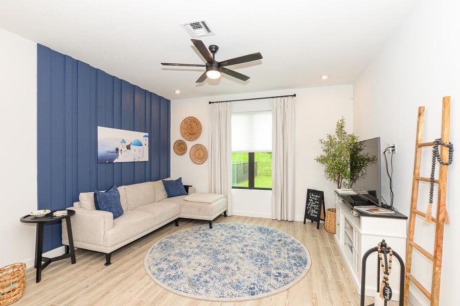 Furnished interior view inside a new home in , Port St. Lucie (Image 19).