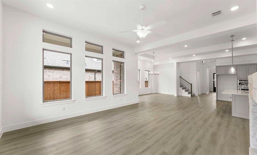 Open Living-Dining Room