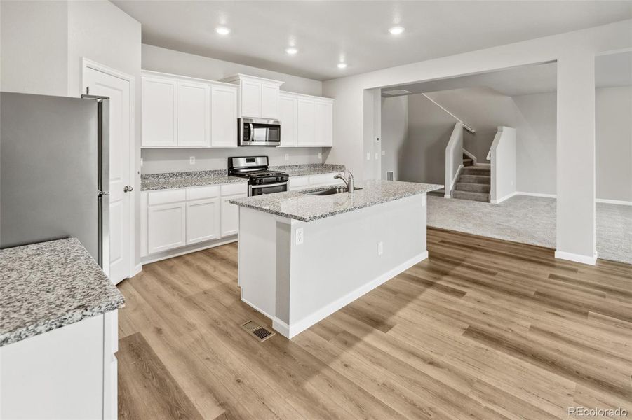 Furnished interior view inside a new home in Cottonwood Greens, Fort Lupton (Image 6).
