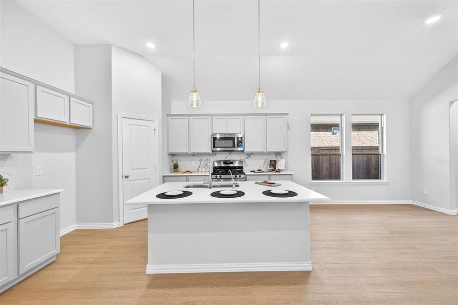 Furnished interior view inside a new home in Tarrytown, Crowley (Image 19).