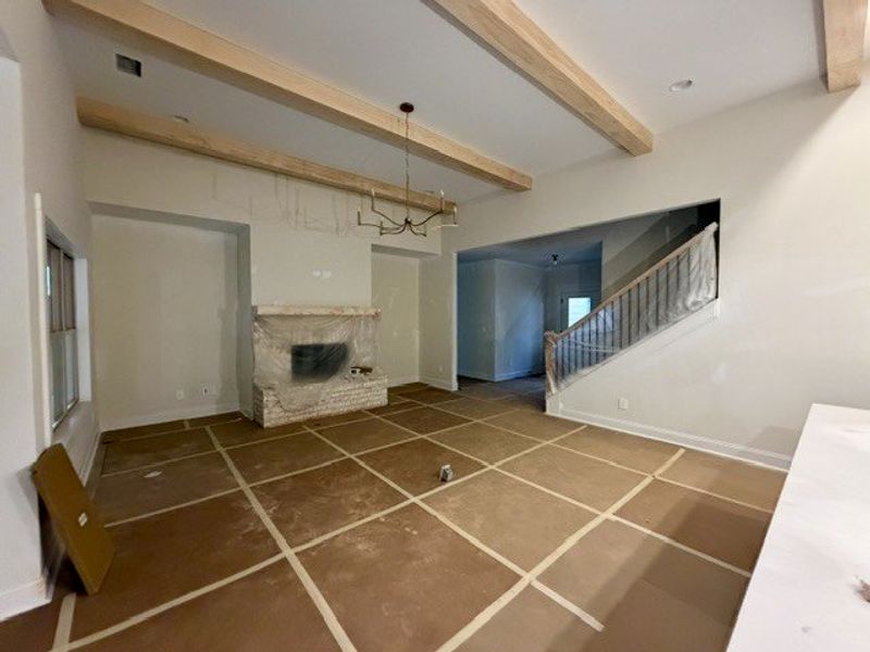In-progress construction of a new home in Lakefield, Palmetto, GA (Image 10).