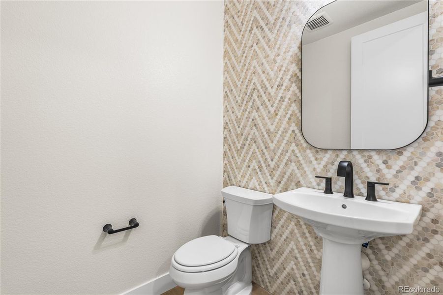 Furnished interior view inside a new home in Luxe at The Canyons, Castle Pines (Image 25).