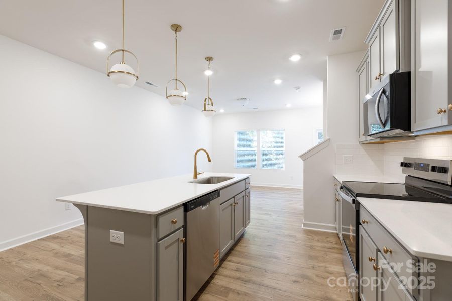 Furnished interior view inside a new home in , Charlotte (Image 8).