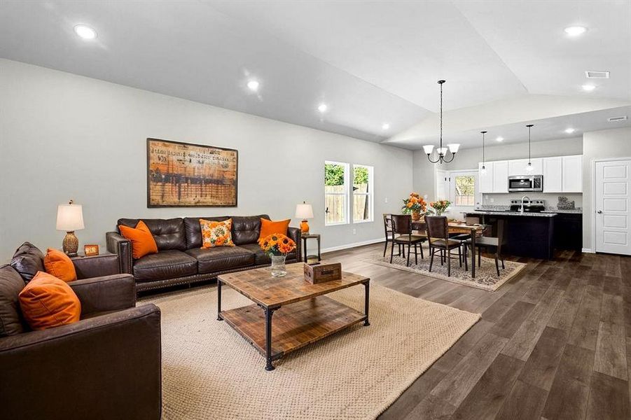 Furnished interior view inside a new home in , Fort Worth (Image 8).