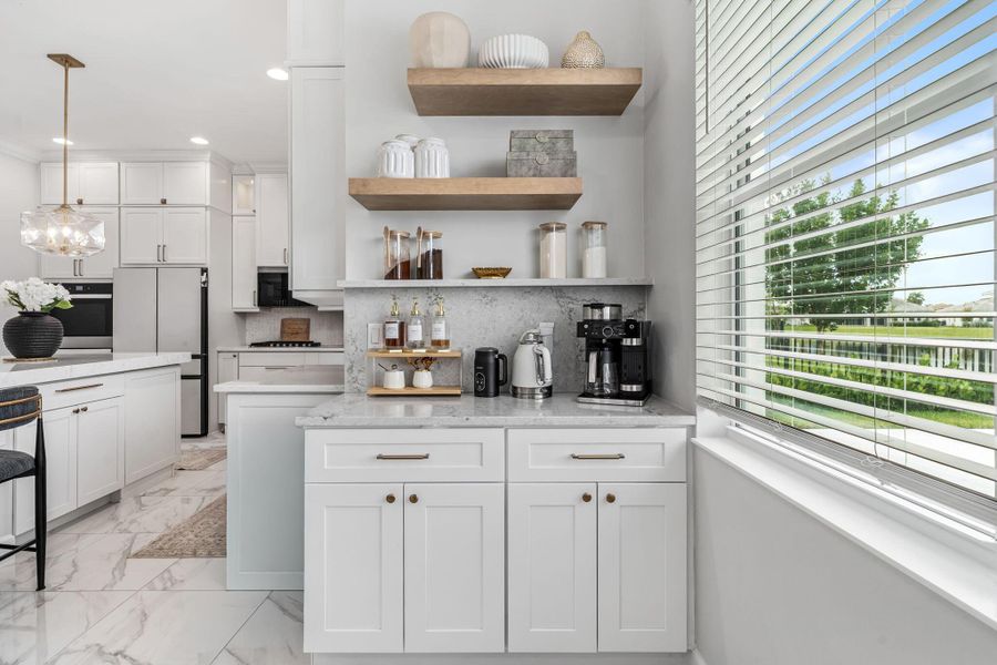 Furnished interior view inside a new home in , The Acreage (Image 11). Furnished interior view inside a new home in , The Acreage (Image 11).